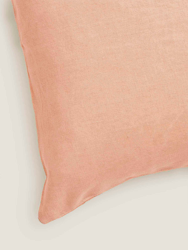 100% Linen Standard Pillowslip Set (of two) in Musk