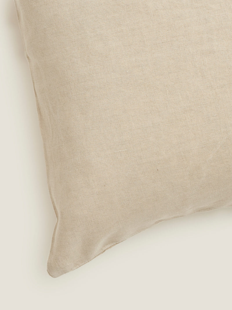 100% Linen Standard Pillowslip Set (of two) in Natural